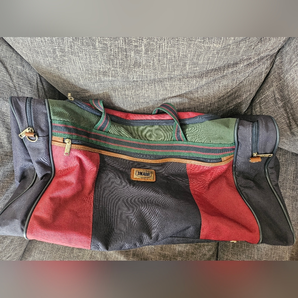 Vintage Retro Jaguar Travel Bag